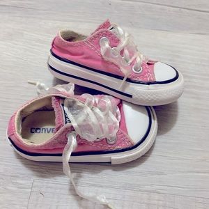 Infant Pink Converse Shoes